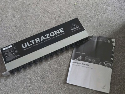 Behringer Ultrazone ZMX2600 Professional Stereo 2-Input 6-Bus Zone Mixer