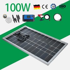 SARONIC Bifacial 100W 12V Solar Panel 100 Watt for Motorhome Camper Caravan Van