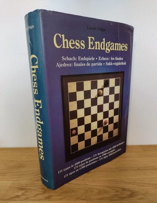 First Print Chess Endgames By Laszlo Polgar hardcover 