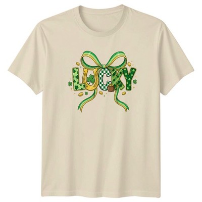 Lucky T-Shirt St Patricks Day Irish Holiday Geschenk für Sie und Ihn