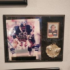1979 Pittsburgh Steelers Vintage Plaque Featuring Jack Lambert