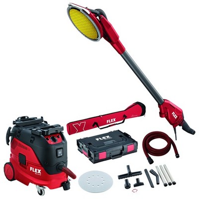 Flex Wand und Deckenschleifer Giraffe  GE 6 R/GE 6 X + Sauger VCE 33 L + Zubehör