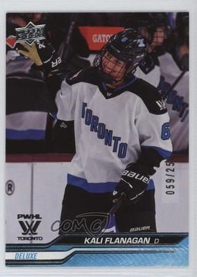 2024 Upper Deck PWHL 1st Edition Deluxe 59/250 Kali Flanagan #49 Rookie RC g1m