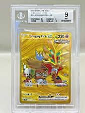 2024 Pokemon Scarlet and Violet Temporal Forces Gouging Fire ex HR BGS 9 Mint