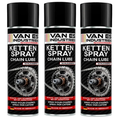 3x Kettenspray 400ml – Premium Kettenfett Motorrad, Fahrrad & Quad | Haftstark - Bild 1 von 4
