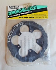 Girvin Rock-Ring Chainring Protector, Black, NOS