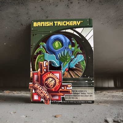 Bakugan New Vestroia | Banish Trickery   Green Ability Card | 44/48ah