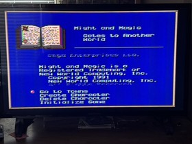Might and Magic: Gates To Another World Sega Genesis Complete Tested and Working