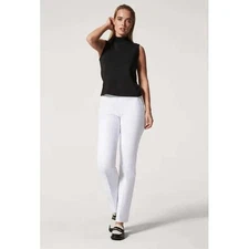 Spanx Women's On-the-Go Kick Flare Pant Classic White Size Large 20373T NWOT
