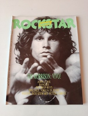 Rockstar Nr.71/1986 Jim Morrison The Bangles + Poster Peter Gabriel / Rod Stewart