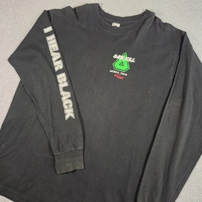 OVER KILL ツアーTシャツ Lサイズ I HEAR BLACK レア Overkill Tour Shirt Indiana Men's Vintage T-Shirts for sale | eBay