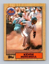 Kevin Mitchell New York Mets #653 1987 Topps Baseball