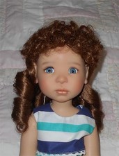 BANRO of Germany Doll Wig SIZE 11 AUBURN Sausage Curls  Curly Bangs 2368 NWT
