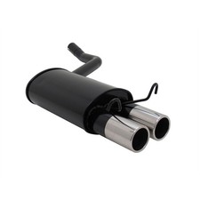 Novus Sportauspuff f&uuml;r Mercedes 190 W201 2x76mm Endschalld&auml;mpfer mit ABE