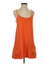 Cider Women Orange Casual Dress XS