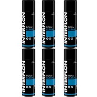 Interflon Foam Clean Set 6X 500 Ml Aerosol Schmutz Fett Staub Entferner