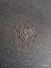 200 or 1000 Stainless Steel 4.5mm Jump Rings 0.8mm (20 Gauge) Hole: 2.8mm
