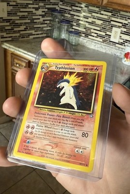 Typhlosion 18/111 Neo Genesis Holo Rare Unlimited Pokémon Card 2000 English