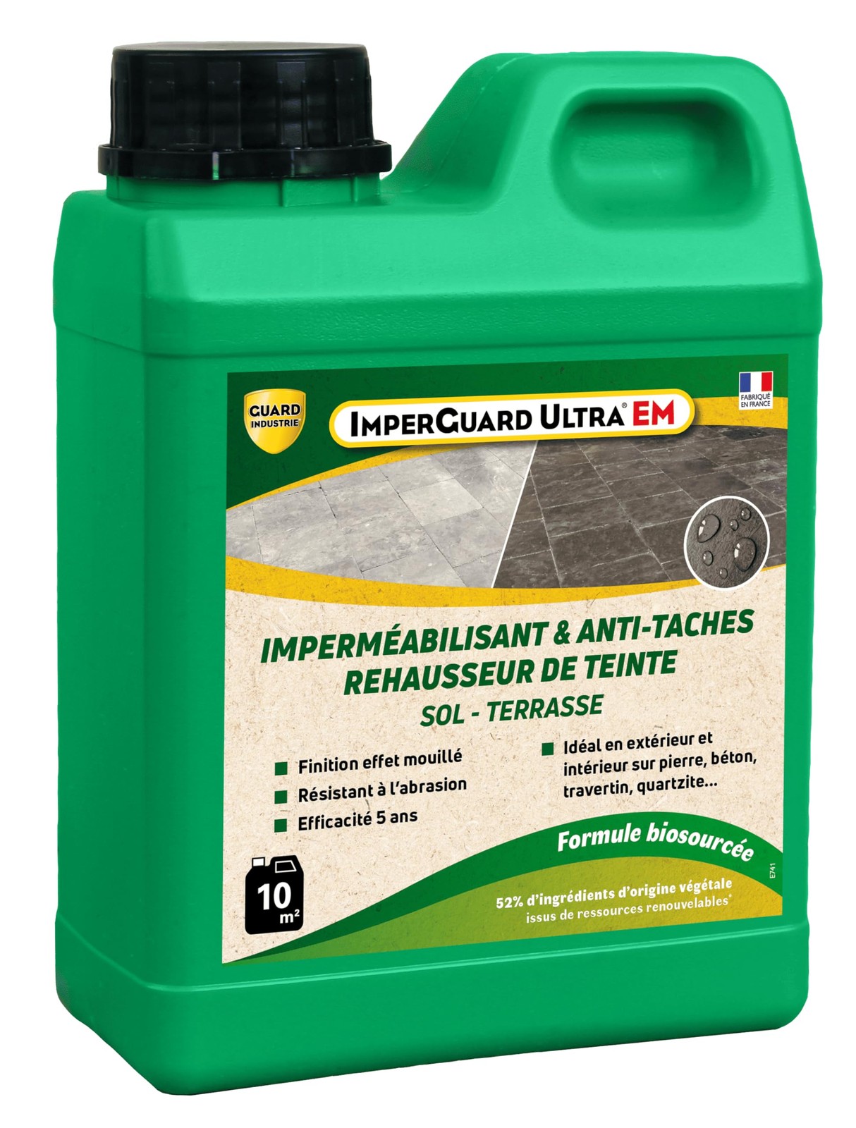 ImperGuard Ultra EM Effet Mouillé imperméabilisant pierre béton sol