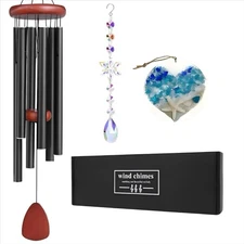 Large Aluminium Wind Chimes 37", Memorial Wind Chimes