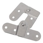 2 Pcs Attic Ladder Hinge Replacement Kit Folding Heavy Duty Spreader