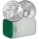 2017 - Roll of 20 $1 American Silver Eagle 1 oz Coins BU -Brilliant Uncirculated