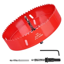 6-1/2 Inch / 165Mm Hole Saw for Wood, Plastic Board, Ceiling,Drywall, and Metal