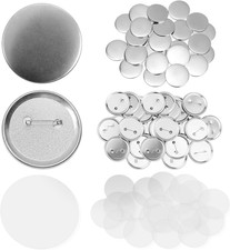 300 Pcs 58Mm/2.28 Inch Button Maker Supplies, 58Mm Button Supplies Parts, Appro