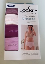 Jockey Generation Cotton Stretch Breathe Brief Underwear 4-Pack Pink Purple XXL
