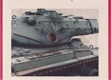 1988 Scandia Fire Ant Munition Antiarmor System Test M47 Tank Orig. Press Photo