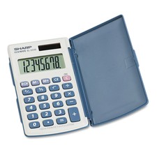 Sharp EL-243SB Solar Pocket Calculator 8-Digi...