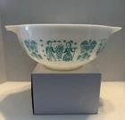 Vtg Pyrex 443 2 1/2 Qt Amish Butter Print Cinderella Mixing Bowl