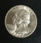 1962 Washington Quarter UNC BU MS : Brilliant Uncirculated - 0.9  Silver