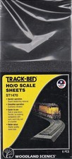 Woodland Scenics ST1470 HO/O Scale Track Bed Sheets 6 Pieces