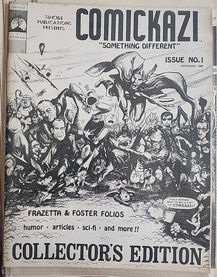 1969 COMICKAZI Fanzine w/ Mailer #1 FN+ 6.5 Frank Frazetta / Hal Foster