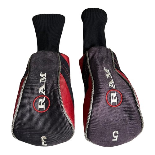 Ram Cubik RH Golf Club Drivers 3 5 3H 4H Mid Firm High Launch + 2 Head Covers - Picture 15 of 15