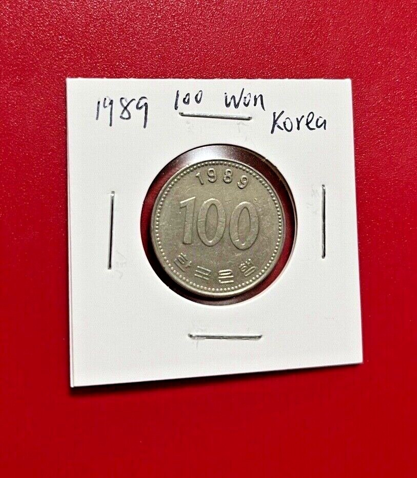 100ウォン硬貨 1989 韓国 100 won coin 1989 Korea 1989 100 WON KOREA COIN - NICE WORLD COIN !!! | eBay