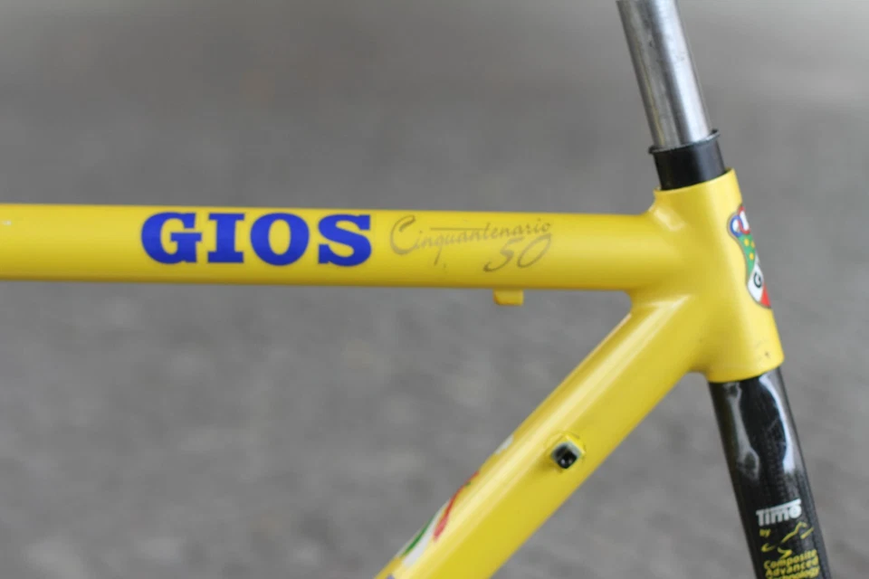 Gios Cinquantenario 50th Compact Frame /  48 cm /Yellow / Alfredo Campagnolo - Bild 2 von 4