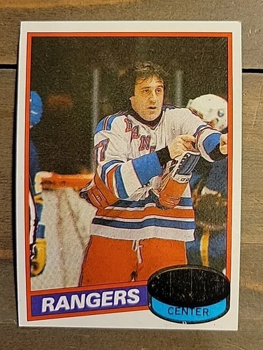 1980-81 Topps Hockey #100 Phil Esposito New York Rangers (HOF) EX (unscratched)