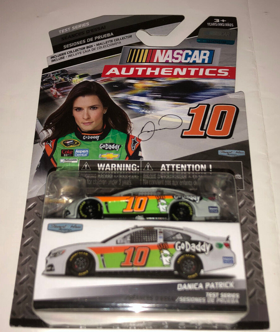 Nascar Authentics Danica Patrick no 10 car go daddy toy 1:64