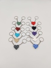 Lego Herz Schlüsselanhänger - Wunschfarbe Auswählen - personalisiert - Neu