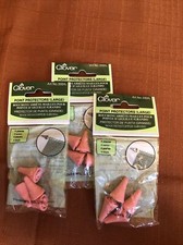 8 Piece 3 Sets Of Clover Point Protectors Large 333/L Pink Silicon Japan