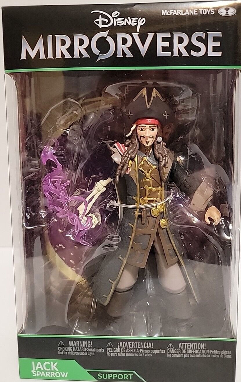 McFarlane Disney Mirrorverse Potc Jack Sparrow 7in Action Figure 