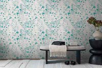 Vliestapete BläTter Ranken Floral Vintage Stil Grau Blau 78223-4 (3,47€/1Qm)