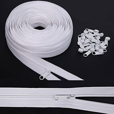 10Yards Bulk Zipper, #3 Zippers for Sewing, W...