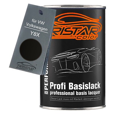 Autolack für VW Volkswagen Y8X Havannaschwarz Perl Havanna Black Metallic 1,0L