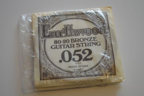 Menge Von 5 Ernie Ball Earthwood 80/20 Bronze Gitarrensaiten .052 1452 - Bild 1 von 1