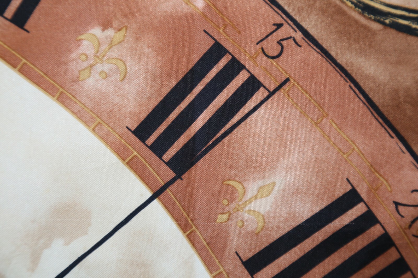 Rare! Authentic British Museum silk twill scarf vintage image 5