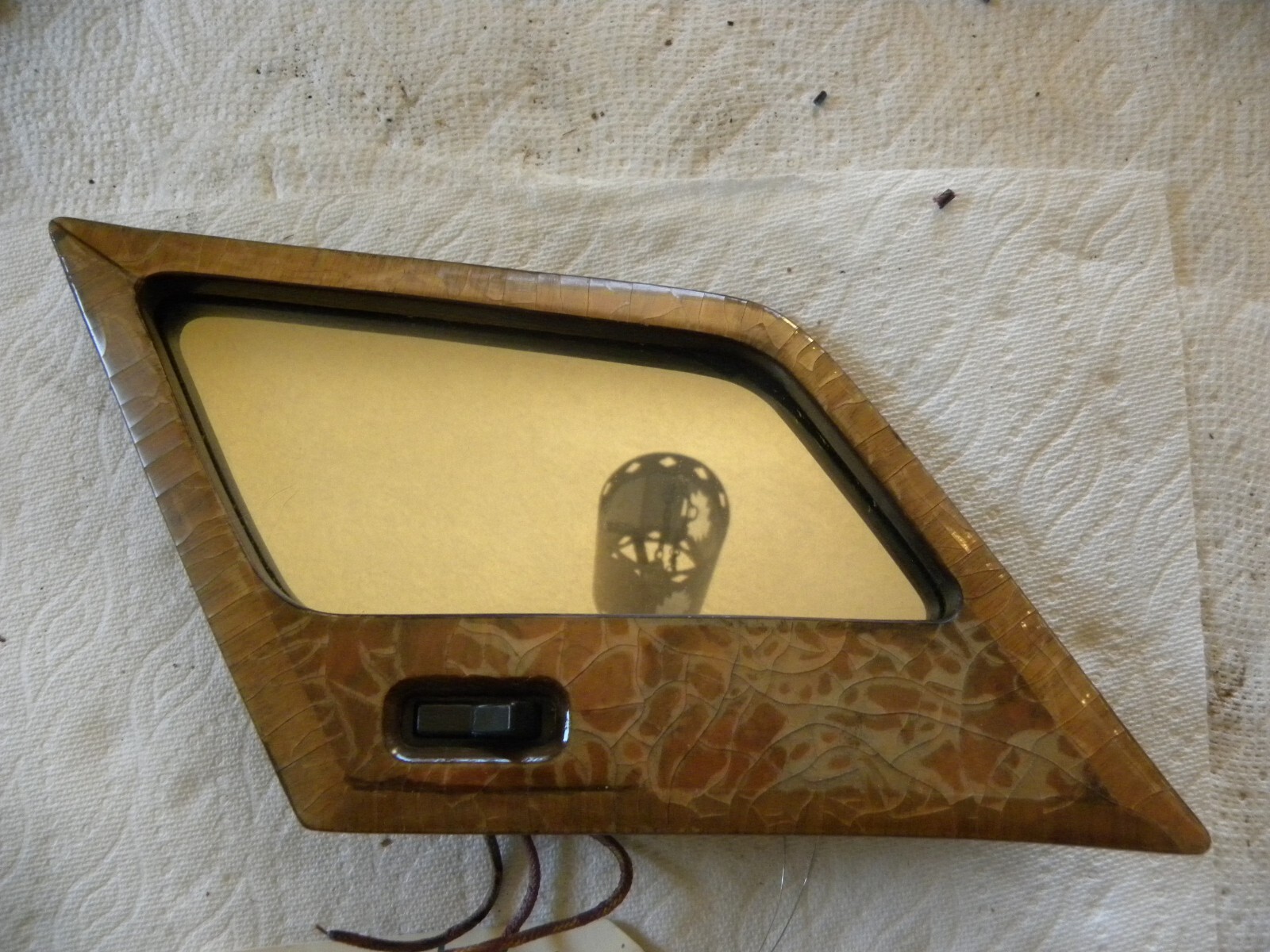 Vintage Rolls Royce Silver Shadow & Wraith II Left (from rear) Vanity Mirror