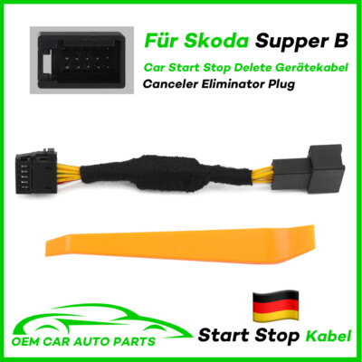 Car Start Stop Delete Gerätekabel Canceler Eliminator Plug Für SKODA Supper B